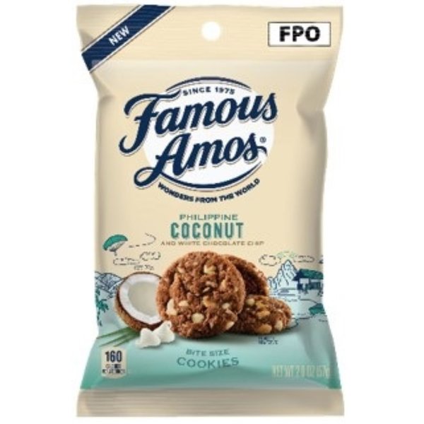 Famous Amos Philippine Coconut Cookies 2 oz Pegged 05876